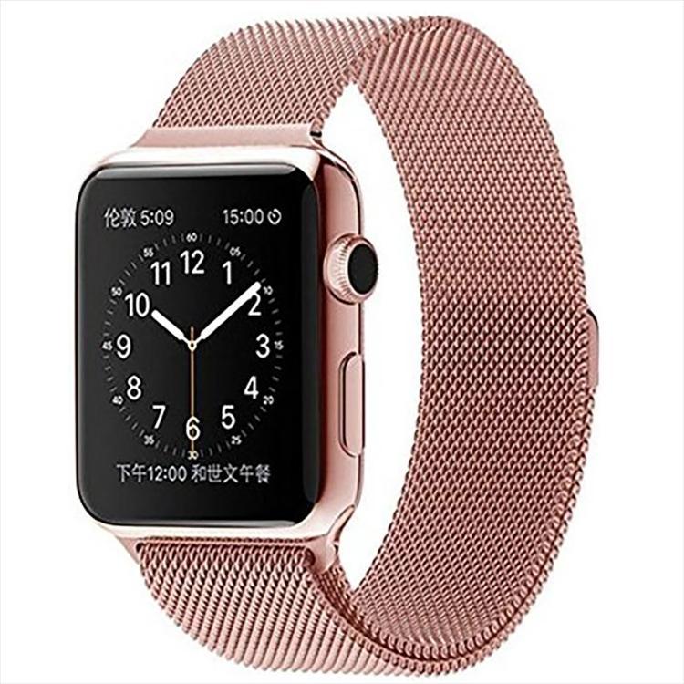 xDfind ミラネーゼループマグネティックメタルウォッチバンド、Apple Watch 46mm / 49mm / 45mm / 44mm用、Apple Watch 42mm / 41mm / 40mm / 38mm用