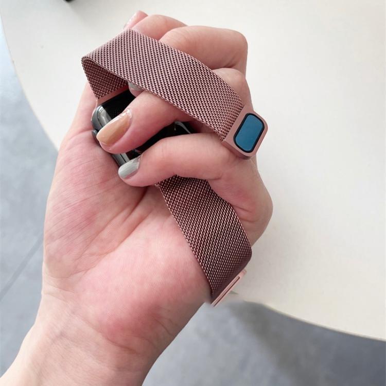 xDfind ミラネーゼループマグネティックメタルウォッチバンド、Apple Watch 46mm / 49mm / 45mm / 44mm用、Apple Watch 42mm / 41mm / 40mm / 38mm用