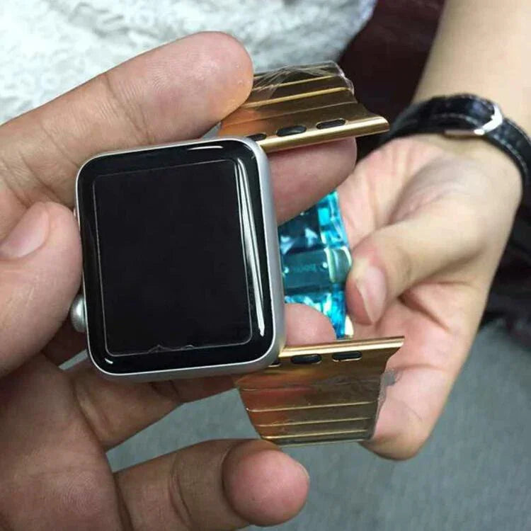 xDfind ワンビーズステンレススチールウォッチバンド、Apple Watch 46mm / 49mm / 45mm / 44mm用、Apple Watch 42mm / 41mm / 40mm / 38mm用