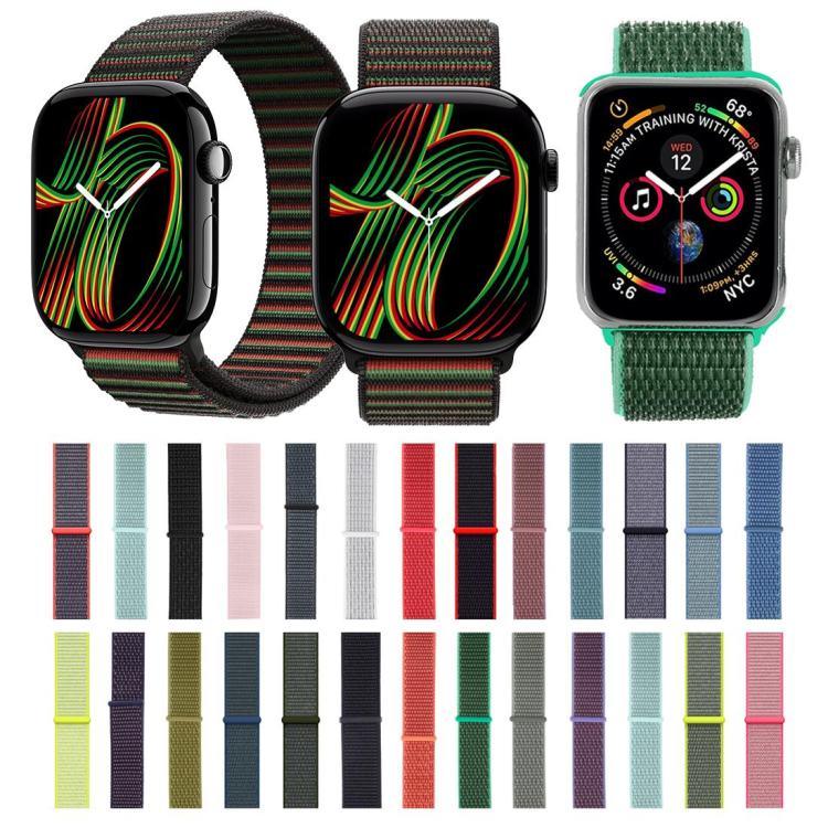 xDfind ナイロンループフック＆ループファスナウォッチバンド、Apple Watch 42mm / 41mm / 40mm / 38mm用