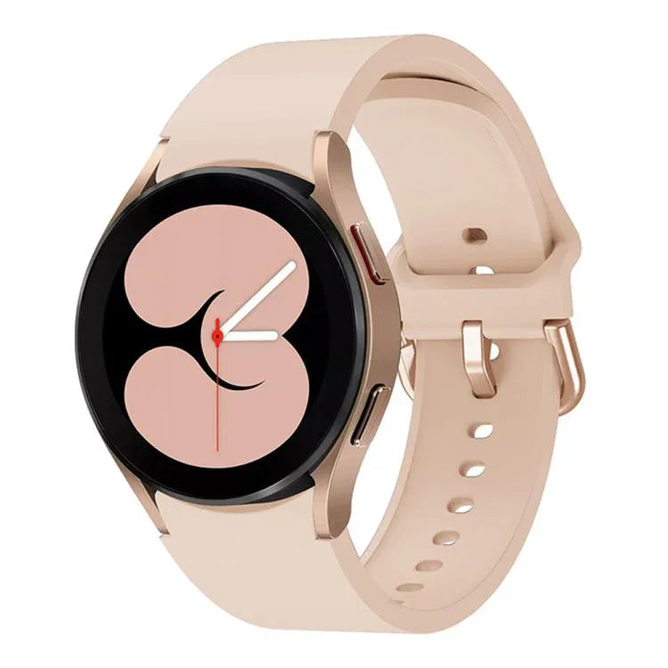 xDfind ソリッドカラー カラフルバックル クイックリリースシリコンウォッチバンド、Samsung Galaxy Watch7 / Watch FE 40mm用、Samsung Galaxy Watch6 / Watch6 Classic用、Samsung Galaxy Watch5 / Watch5 Pro用、Samsung Galaxy Watch4 / Watch4 Classic用