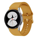 xDfind ソリッドカラー カラフルバックル クイックリリースシリコンウォッチバンド、Samsung Galaxy Watch7 / Watch FE 40mm用、Samsung Galaxy Watch6 / Watch6 Classic用、Samsung Galaxy Watch5 / Watch5 Pro用、Samsung Galaxy Watch4 / Watch4 Classic用