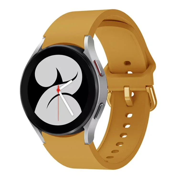 xDfind ソリッドカラー カラフルバックル クイックリリースシリコンウォッチバンド、Samsung Galaxy Watch7 / Watch FE 40mm用、Samsung Galaxy Watch6 / Watch6 Classic用、Samsung Galaxy Watch5 / Watch5 Pro用、Samsung Galaxy Watch4 / Watch4 Classic用