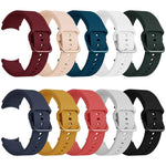 xDfind ソリッドカラー カラフルバックル クイックリリースシリコンウォッチバンド、Samsung Galaxy Watch7 / Watch FE 40mm用、Samsung Galaxy Watch6 / Watch6 Classic用、Samsung Galaxy Watch5 / Watch5 Pro用、Samsung Galaxy Watch4 / Watch4 Classic用
