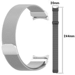 xDfind ミラノ マグネティック クイックリリース ステンレススチール 時計バンド、Samsung Galaxy Watch7 / FE / 6 / 5 / 4 用