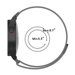 xDfind ミラノ マグネティック クイックリリース ステンレススチール 時計バンド、Samsung Galaxy Watch7 / FE / 6 / 5 / 4 用
