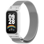 xDfind Watch Frame Integrated Milan Magnetic Metal Watch Band, For Redmi Band 3 / Xiaomi Smart Band 9 Active, For Redmi Band 2 / Xiaomi Smart Band 8 Active