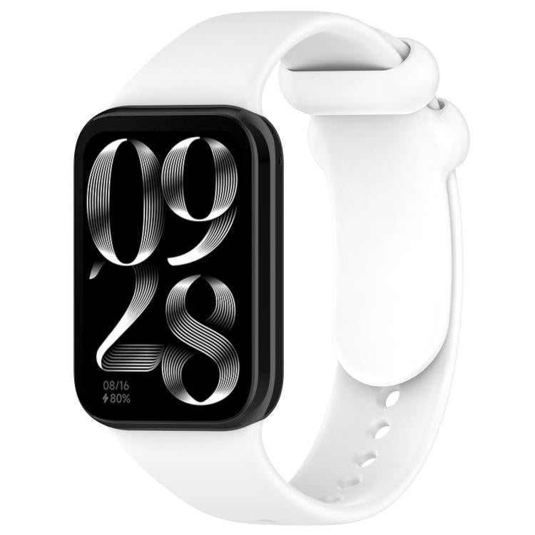 xDfind Solid Color Black Buckle Silicone Watch Band, For Xiaomi Band 10 Pro/9 Pro/Redmi Watch 6/5/4, For Redmi Watch 6 / Watch 5 / Watch 4