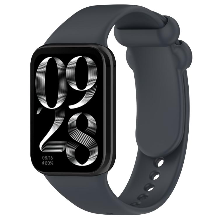 xDfind Solid Color Black Buckle Silicone Watch Band, For Xiaomi Band 10 Pro/9 Pro/Redmi Watch 6/5/4, For Redmi Watch 6 / Watch 5 / Watch 4