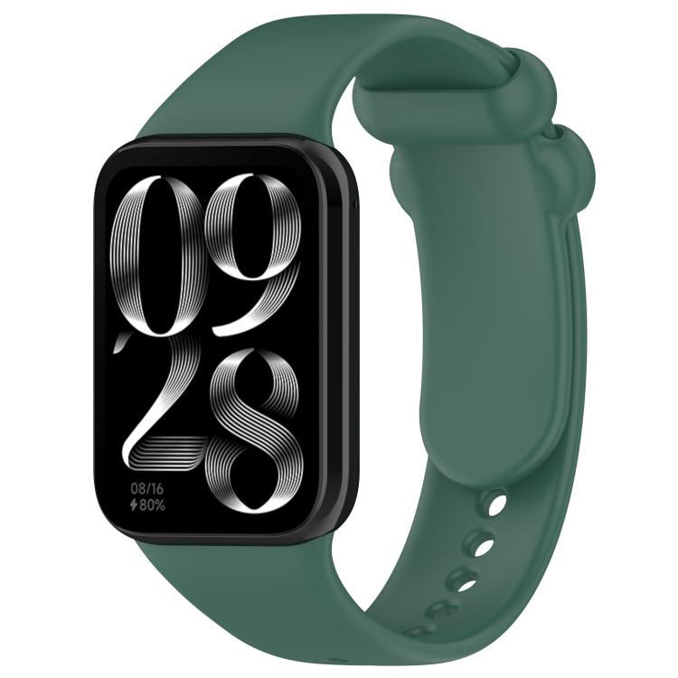 xDfind Solid Color Black Buckle Silicone Watch Band, For Xiaomi Band 10 Pro/9 Pro/Redmi Watch 6/5/4, For Redmi Watch 6 / Watch 5 / Watch 4