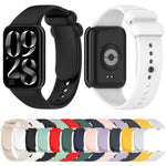 xDfind Solid Color Black Buckle Silicone Watch Band, For Xiaomi Band 10 Pro/9 Pro/Redmi Watch 6/5/4, For Redmi Watch 6 / Watch 5 / Watch 4