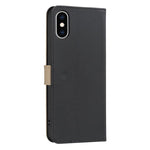 スプライシングカラーホローフラワーパターンRFIDレザースマホケース、iPhone XS Max用、iPhone 6 Plus / 7 Plus / 8 Plus用、iPhone 6 / 7 / 8用