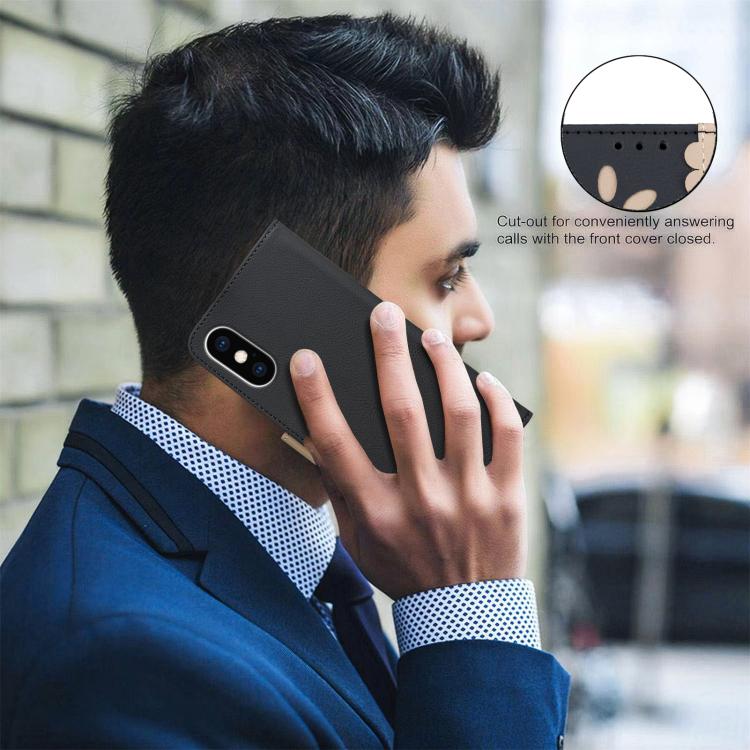 スプライシングカラーホローフラワーパターンRFIDレザースマホケース、iPhone XS Max用、iPhone 6 Plus / 7 Plus / 8 Plus用、iPhone 6 / 7 / 8用