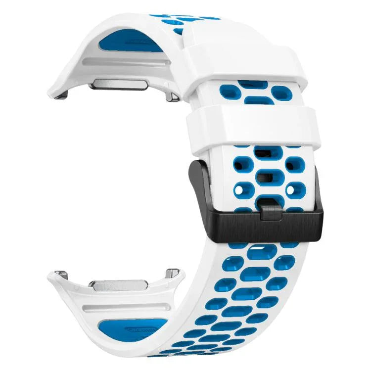 ツーカラー シリコン 通気性 時計バンド、Samsung Galaxy Watch Ultra 47mm / Ultra 2025 用