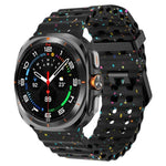 デュアルバックル カラフルドット シリコン 時計バンド、Samsung Galaxy Watch Ultra 47mm / Ultra 2025 用
