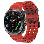 デュアルバックル カラフルドット シリコン 時計バンド、Samsung Galaxy Watch Ultra 47mm / Ultra 2025 用