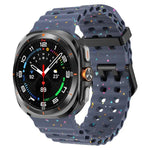 デュアルバックル カラフルドット シリコン 時計バンド、Samsung Galaxy Watch Ultra 47mm / Ultra 2025 用