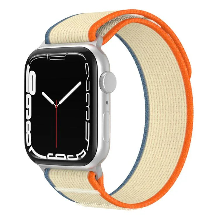 xDfind デュアルセクション ループ ナイロンウォッチバンド、Apple Watch 46mm / 49mm / 45mm / 44mm用、Apple Watch 42mm / 41mm / 40mm / 38mm用