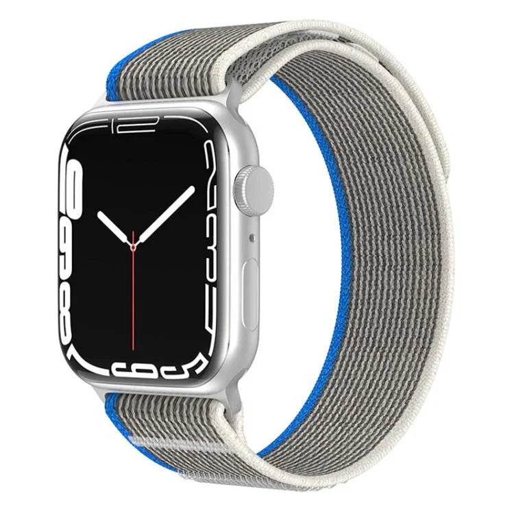 xDfind デュアルセクション ループ ナイロンウォッチバンド、Apple Watch 46mm / 49mm / 45mm / 44mm用、Apple Watch 42mm / 41mm / 40mm / 38mm用