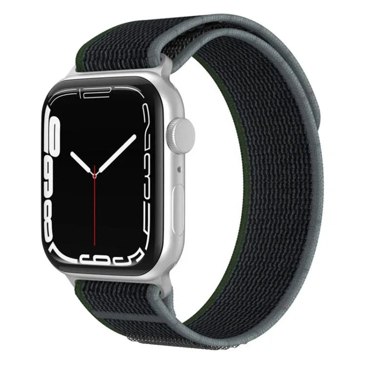 xDfind デュアルセクション ループ ナイロンウォッチバンド、Apple Watch 46mm / 49mm / 45mm / 44mm用、Apple Watch 42mm / 41mm / 40mm / 38mm用
