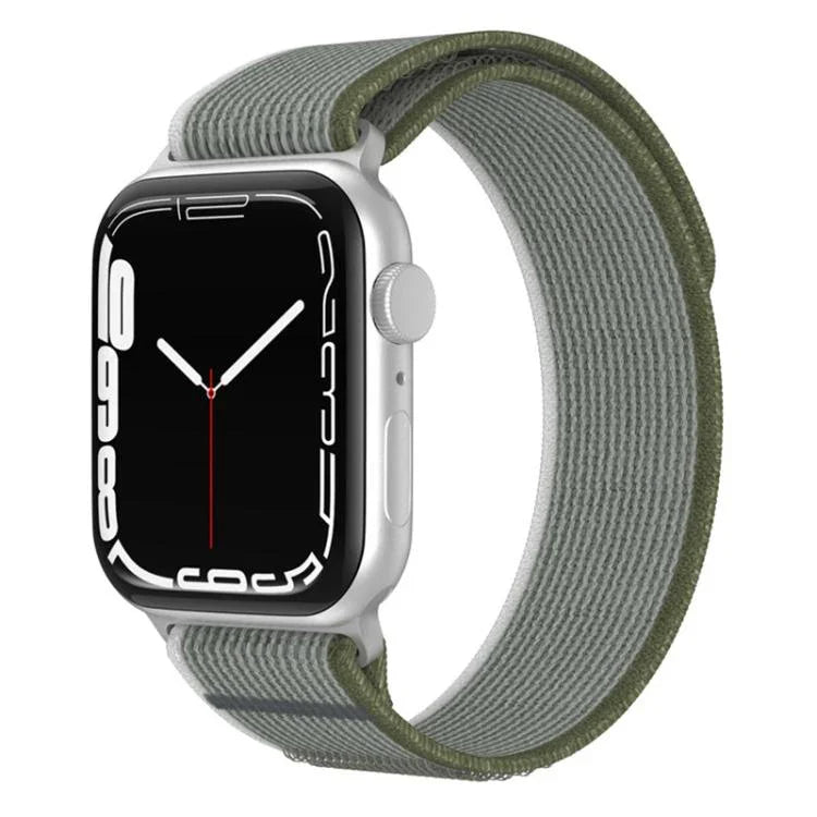 xDfind デュアルセクション ループ ナイロンウォッチバンド、Apple Watch 46mm / 49mm / 45mm / 44mm用、Apple Watch 42mm / 41mm / 40mm / 38mm用