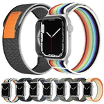 xDfind デュアルセクション ループ ナイロンウォッチバンド、Apple Watch 46mm / 49mm / 45mm / 44mm用、Apple Watch 42mm / 41mm / 40mm / 38mm用