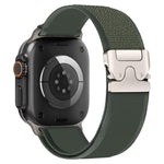 xDfind チタンバックル スナップボタンループ ナイロンウォッチバンド、Apple Watch 46mm / 49mm / 45mm / 44mm用、Apple Watch 42mm / 41mm / 40mm / 38mm用