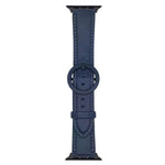 xDfind ラウンドバックル レザーウォッチバンド、Apple Watch 46mm / 49mm / 45mm / 44mm用、Apple Watch 42mm / 41mm / 40mm / 38mm用