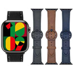 xDfind ラウンドバックル レザーウォッチバンド、Apple Watch 46mm / 49mm / 45mm / 44mm用、Apple Watch 42mm / 41mm / 40mm / 38mm用