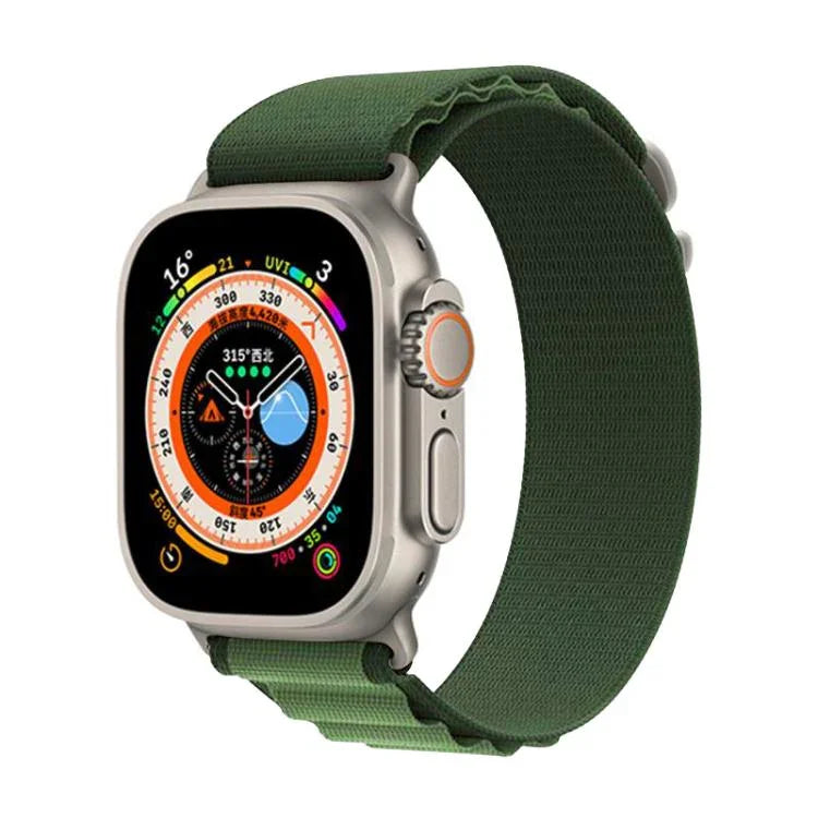 xDfind アライン ナイロンループウォッチバンド、Apple Watch 46mm / 49mm / 45mm / 44mm用、Apple Watch 42mm / 41mm / 40mm / 38mm用