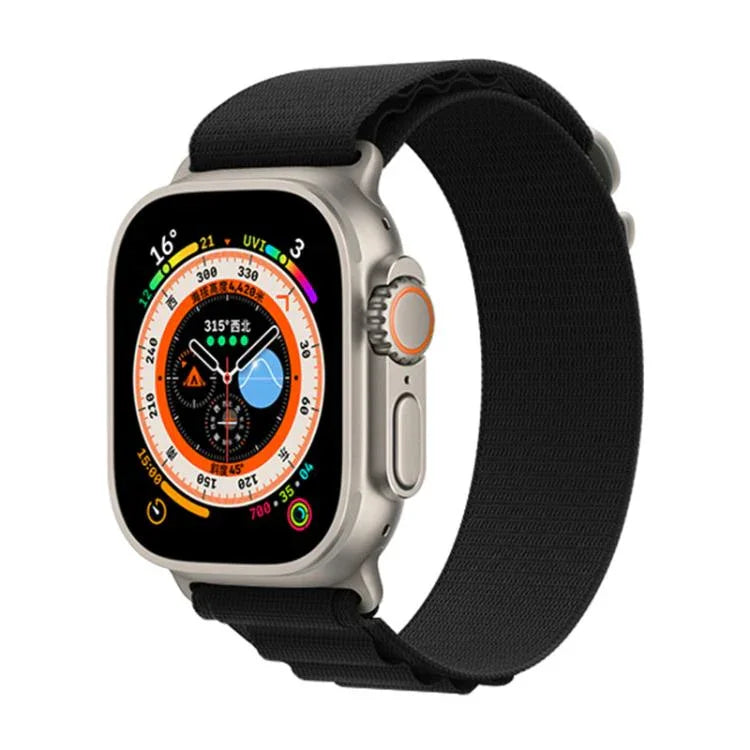 xDfind アライン ナイロンループウォッチバンド、Apple Watch 46mm / 49mm / 45mm / 44mm用、Apple Watch 42mm / 41mm / 40mm / 38mm用