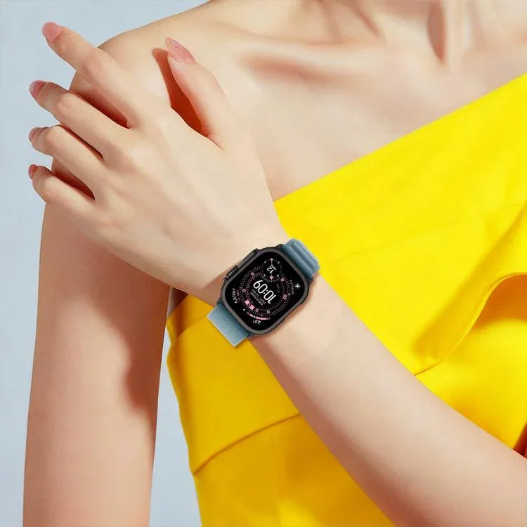 xDfind アライン ナイロンループウォッチバンド、Apple Watch 46mm / 49mm / 45mm / 44mm用、Apple Watch 42mm / 41mm / 40mm / 38mm用