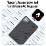 JNN A5 OLED Display Smart AI Magnetic Recorder Support APP Control, 8GB, 16GB, 32GB, 64GB, 128GB