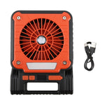 F3 Solar Powered USB Charging Portable Fan Camping Light