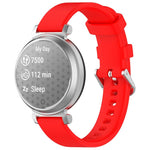 xDfind Quick Release Silver Buckle Silicone Watch Band Wristband, For Garmin Lily 2