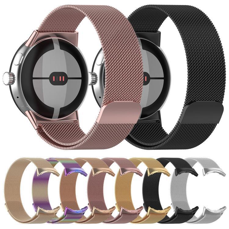 xDfind ミラネーゼメタル磁気ウォッチバンド、Google Pixel Watch 4 / Watch 3 45mm用、Google Pixel Watch 4 / 3 / 2 / 1 41mm用