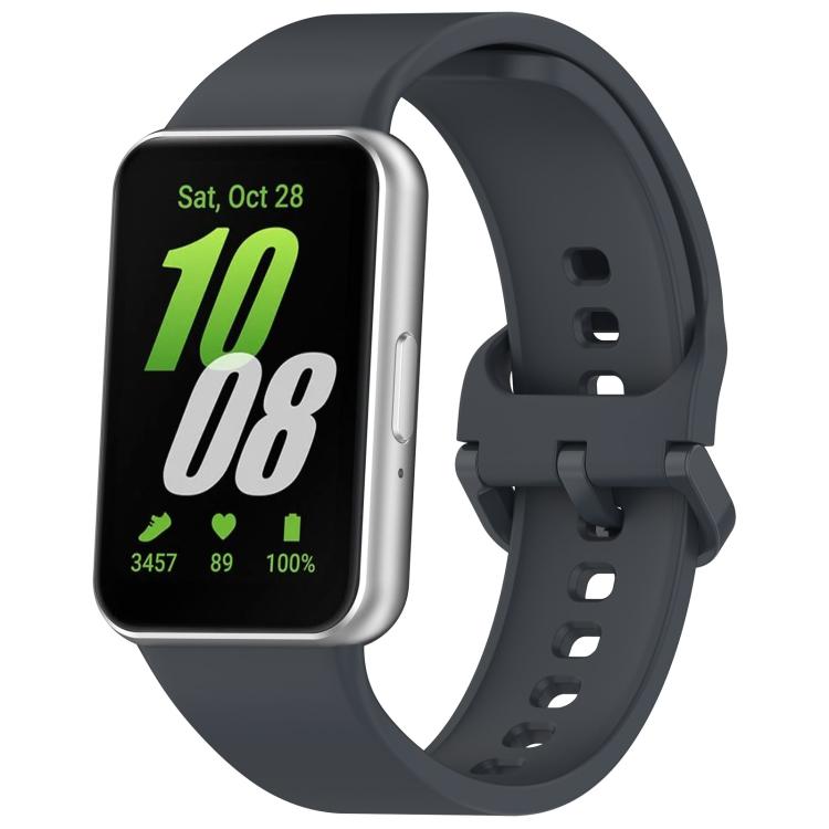 xDfind ソリッドカラー カラフルバックル シリコン 時計バンド、Samsung Galaxy Fit3 SM-R390 用