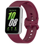 xDfind ソリッドカラー カラフルバックル シリコン 時計バンド、Samsung Galaxy Fit3 SM-R390 用