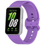 xDfind ソリッドカラー カラフルバックル シリコン 時計バンド、Samsung Galaxy Fit3 SM-R390 用