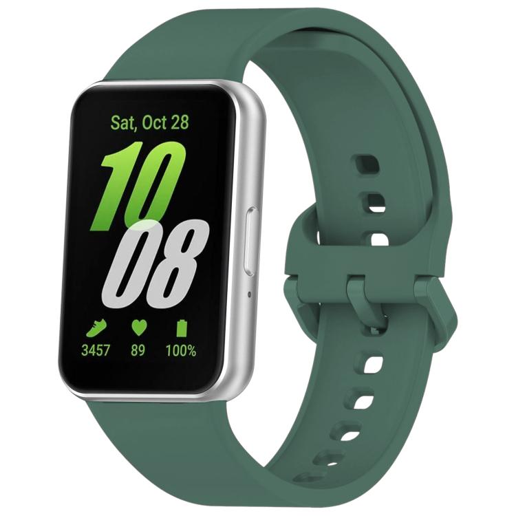xDfind ソリッドカラー カラフルバックル シリコン 時計バンド、Samsung Galaxy Fit3 SM-R390 用