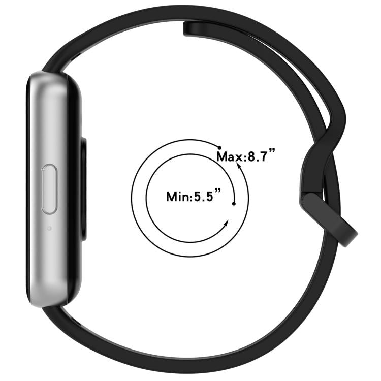 xDfind ソリッドカラー カラフルバックル シリコン 時計バンド、Samsung Galaxy Fit3 SM-R390 用