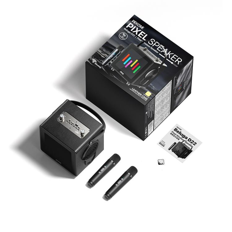 WK Beluga D22 ピクセルデスクトップワイヤレスBluetoothスピーカー