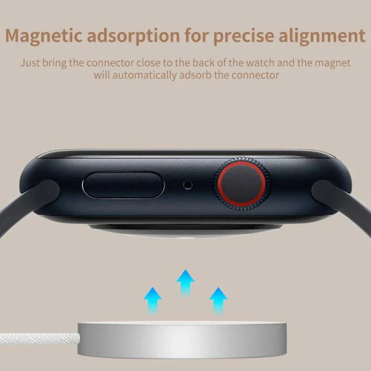 Apple Watch シリーズ用 xDfind アルミ合金シェル磁気ワイヤレスウォッチ充電器、Type-C、USB-A