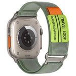 xDfind ダブルセクションメタルバックルループナイロン編みウォッチバンド、Apple Watch 46mm / 49mm / 45mm / 44mm 用、Apple Watch 42mm / 41mm / 40mm / 38mm 用