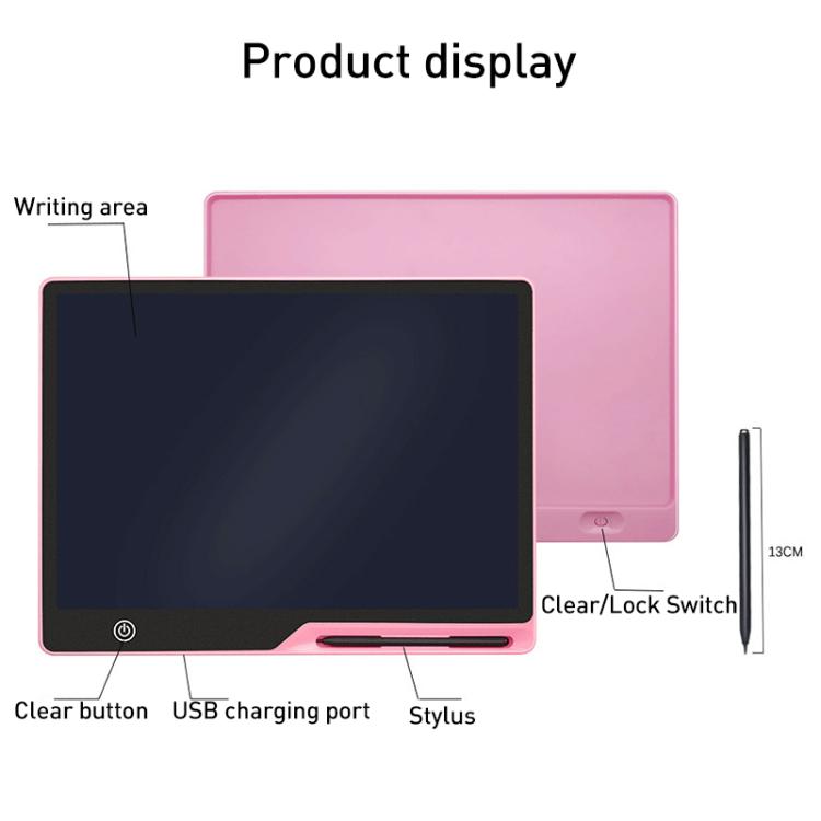 16インチ 充電式子供用描画ボード LCD ライティングタブレット、ピンク／グリーン書き、ブラック／グリーン書き、ブルー／グリーン書き、ピンク／カラー書き、ブラック／カラー書き、ブルー／カラー書き
