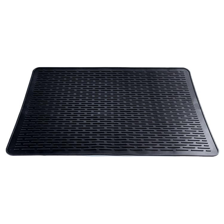 多目的シリコーンコーヒーマシンマット 断熱滑り止めドレインパッド、サイズ：71 x 50cm、滑り止めドレインパッド