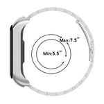 xDfind メタルフレーム 一体型 スリービーズ スチール 時計バンド、Samsung Galaxy Fit 2 用