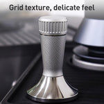 コーヒーパウダープレスハンマー ステンレススチール 布粉末用 53.3mmメッシュテクスチャー、53.3mmメッシュテクスチャー針付き、58.3mmメッシュテクスチャー、58.3mmメッシュテクスチャー針付き
