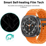 5枚セット xDfind ソフト ハイドロゲル フィルム フルカバー フロントプロテクター、Samsung Galaxy Watch Ultra / Ultra 2025 用、Samsung Galaxy Watch8 Classic 46mm 用、Samsung Galaxy Watch8 44mm 用、Samsung Galaxy Watch8 40mm 用、Samsung Galaxy Watch7 44mm 用