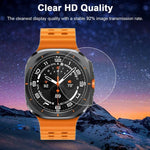 5枚セット xDfind ソフト ハイドロゲル フィルム フルカバー フロントプロテクター、Samsung Galaxy Watch Ultra / Ultra 2025 用、Samsung Galaxy Watch8 Classic 46mm 用、Samsung Galaxy Watch8 44mm 用、Samsung Galaxy Watch8 40mm 用、Samsung Galaxy Watch7 44mm 用